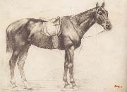 Edgar Degas Horse with Saddle and Bridle painting